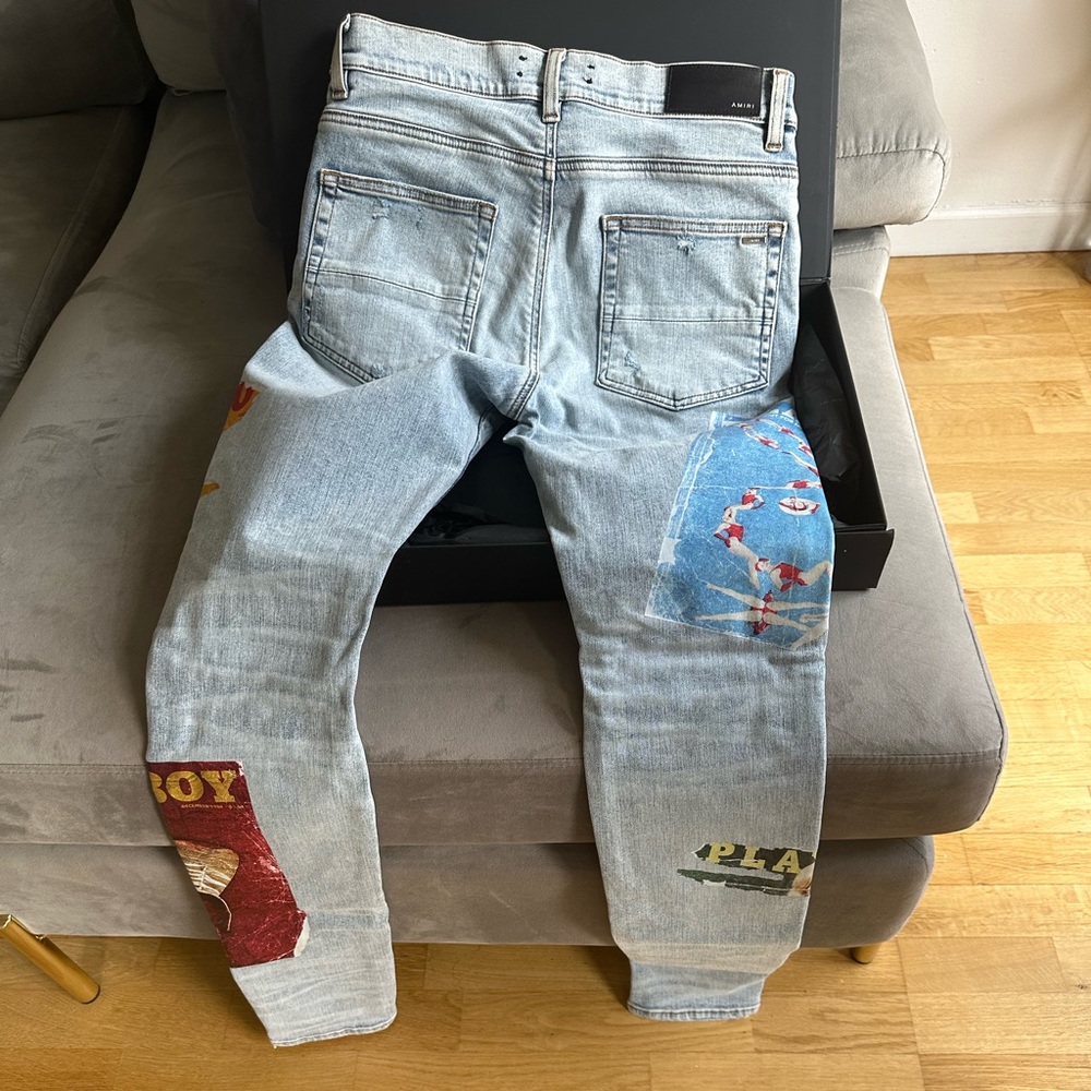 Limited Edition ( Playboy Edition )  Amiri Jeans , Only worn Once.